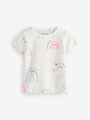 Rainbow Short Sleeve T-Shirts 5 Pack (3mths-7yrs) - Size 3-6 Months (62-68cm)