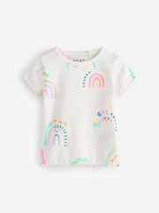 Rainbow Short Sleeve T-Shirts 5 Pack (3mths-7yrs) - Size 3-6 Months (62-68cm)