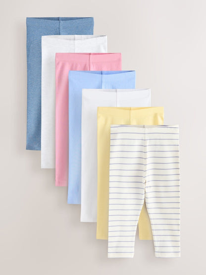 Core Leggings 7 Pack (3mths-7yrs) - Size 3-6 Months (62-68cm) - Core