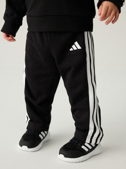 adidas Black Essentials Infant Kids Joggers Set