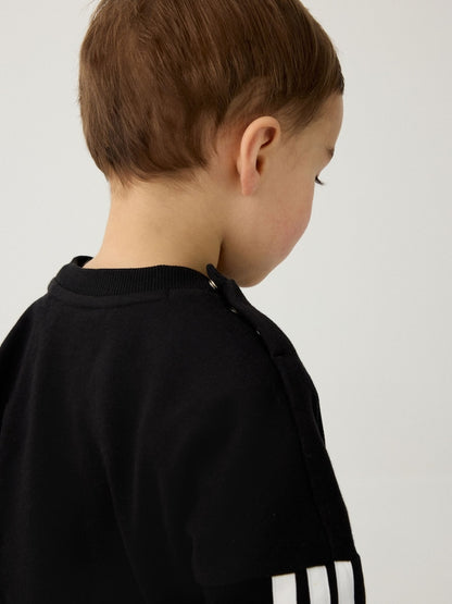 adidas Black Essentials Infant Kids Joggers Set