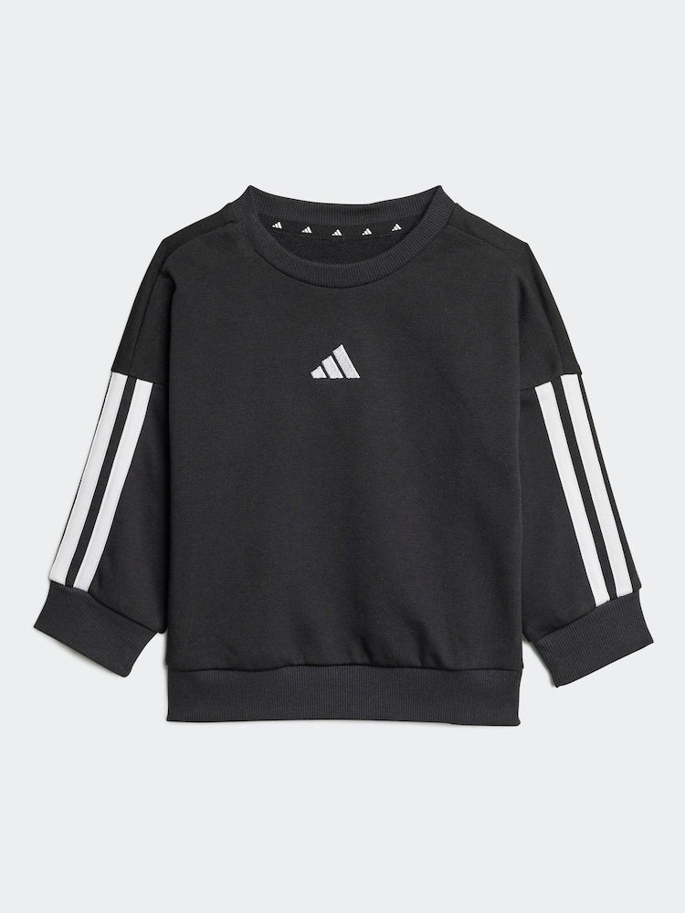 adidas Black Essentials Infant Kids Joggers Set