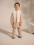 Ecru White Eid Waistcoat (3mths-16yrs) - Ecru White / 12-18 Months (80-86cm)