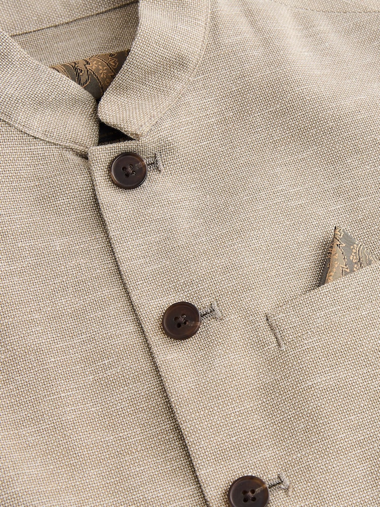 Neutral Eid Waistcoat (3mths-16yrs) - Size 3-6 Months (62-68cm)
