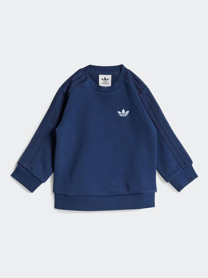 adidas originals Blue Sweatshirt and Denim Legging Set Infant Kids