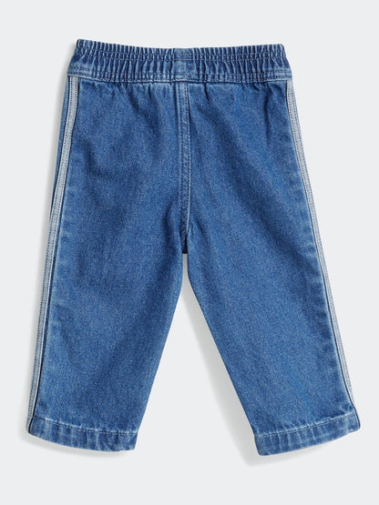 adidas originals Blue Sweatshirt and Denim Legging Set Infant Kids
