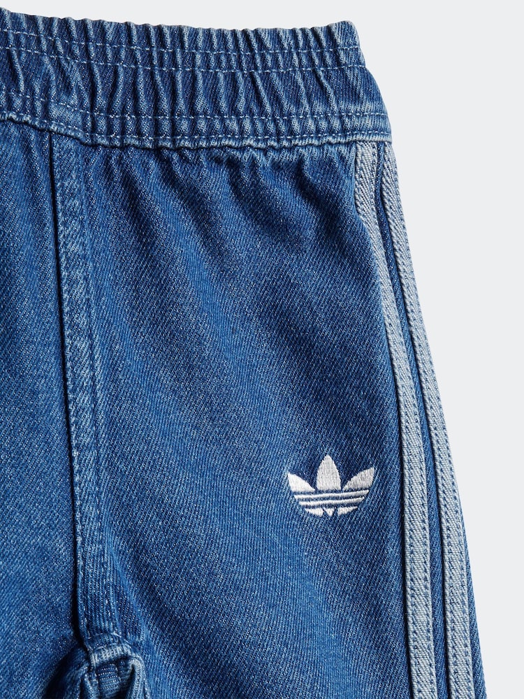 adidas originals Blue Sweatshirt and Denim Legging Set Infant Kids
