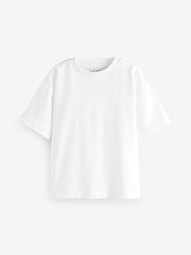 White Short Sleeve Plain T-Shirt (3mths-7yrs) - White / 12-18 Months (80-86cm)