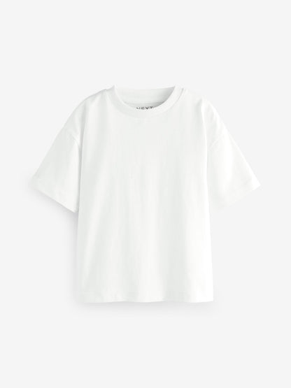 White Short Sleeve Plain T-Shirt (3mths-7yrs) - White / 12-18 Months (80-86cm)