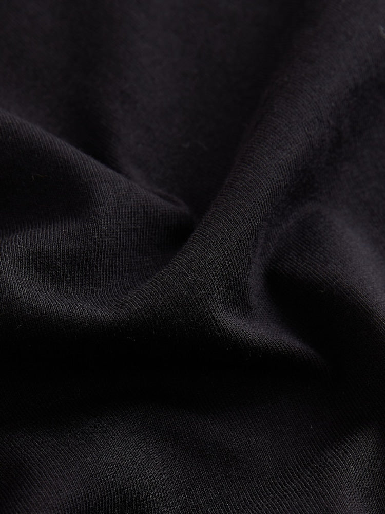 Black Short Sleeve Plain T-Shirt (3mths-7yrs)