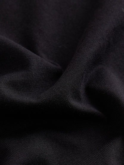 Black Short Sleeve Plain T-Shirt (3mths-7yrs)