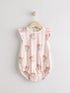 Pink/White Stripe I Love My Daddy Baby Bloomer Romper - Pink/White Stripe I Love My Daddy / 12-18 Months (80-86cm)