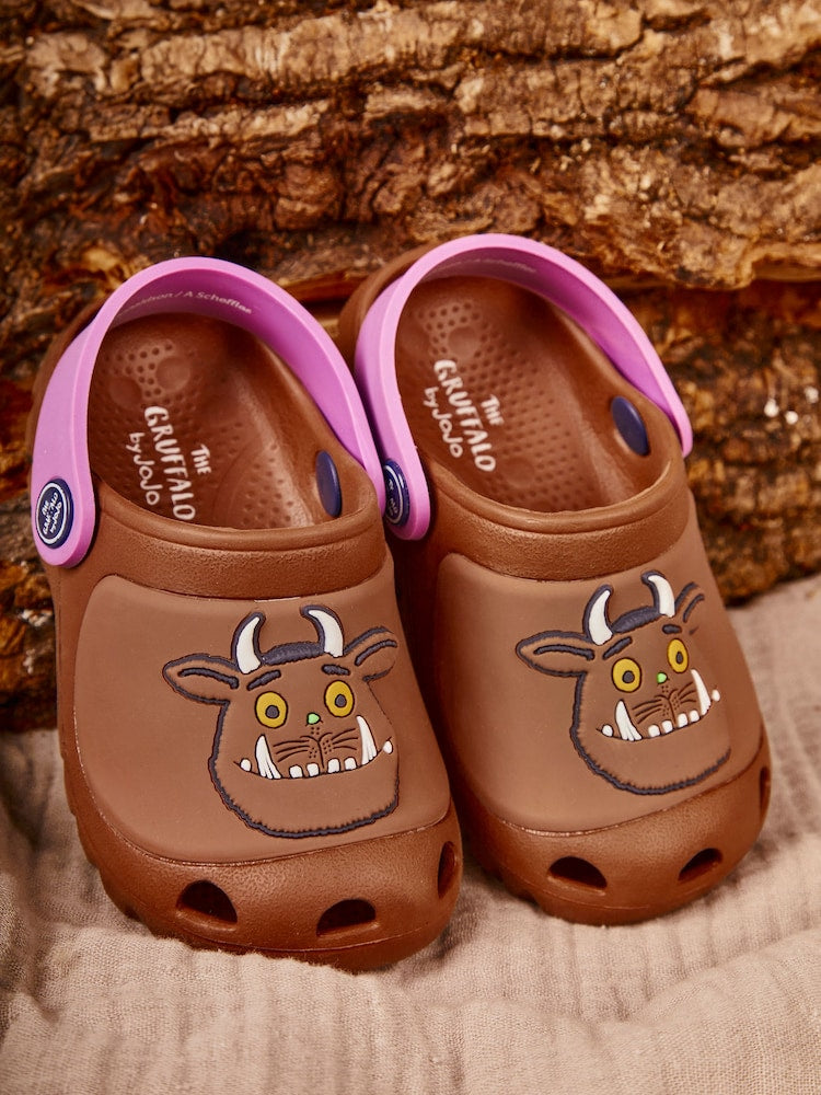JoJo Maman Bébé Brown Gruffalo Clogs - EU 30 (UK 12)