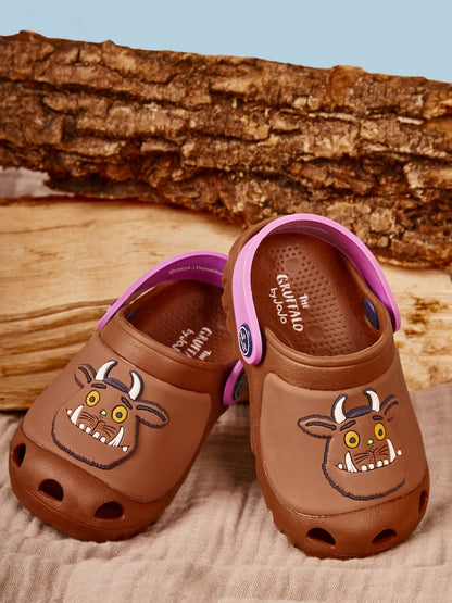 JoJo Maman Bébé Brown Gruffalo Clogs