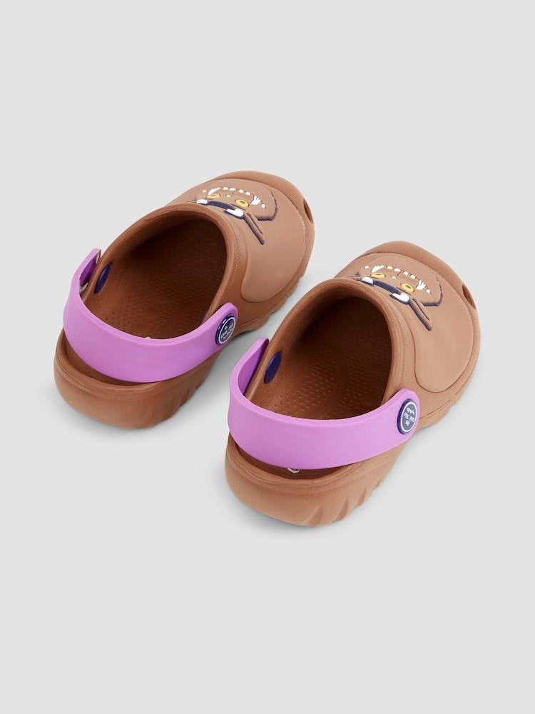JoJo Maman Bébé Brown Gruffalo Clogs