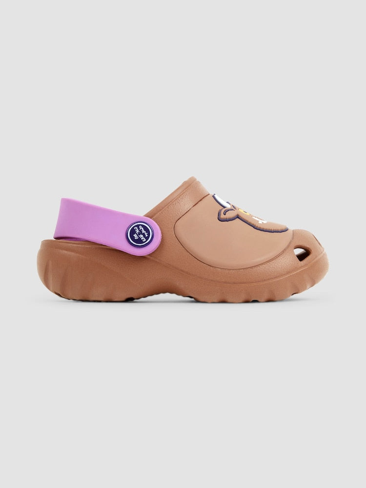 JoJo Maman Bébé Brown Gruffalo Clogs