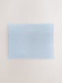2 Pack Blue Cotton Baby Cellular Blankets - Size 75x95