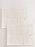 2 Pack Natural Cotton Baby Cellular Blankets - 100x150
