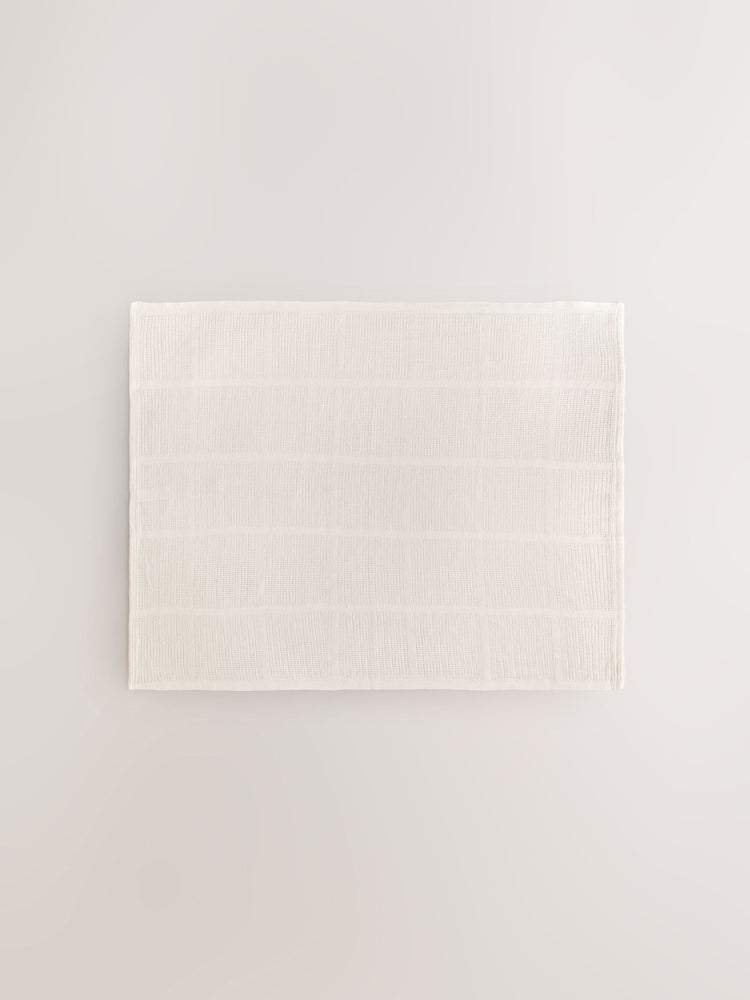 2 Pack Natural Cotton Baby Cellular Blankets