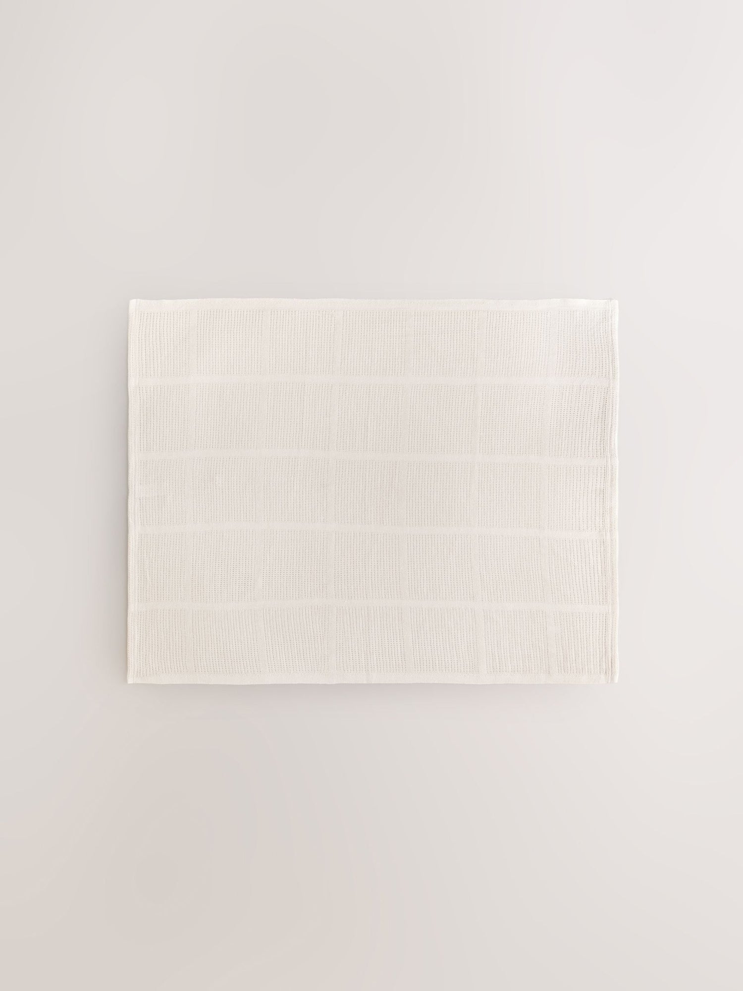 2 Pack Natural Cotton Baby Cellular Blankets - Size 75x95