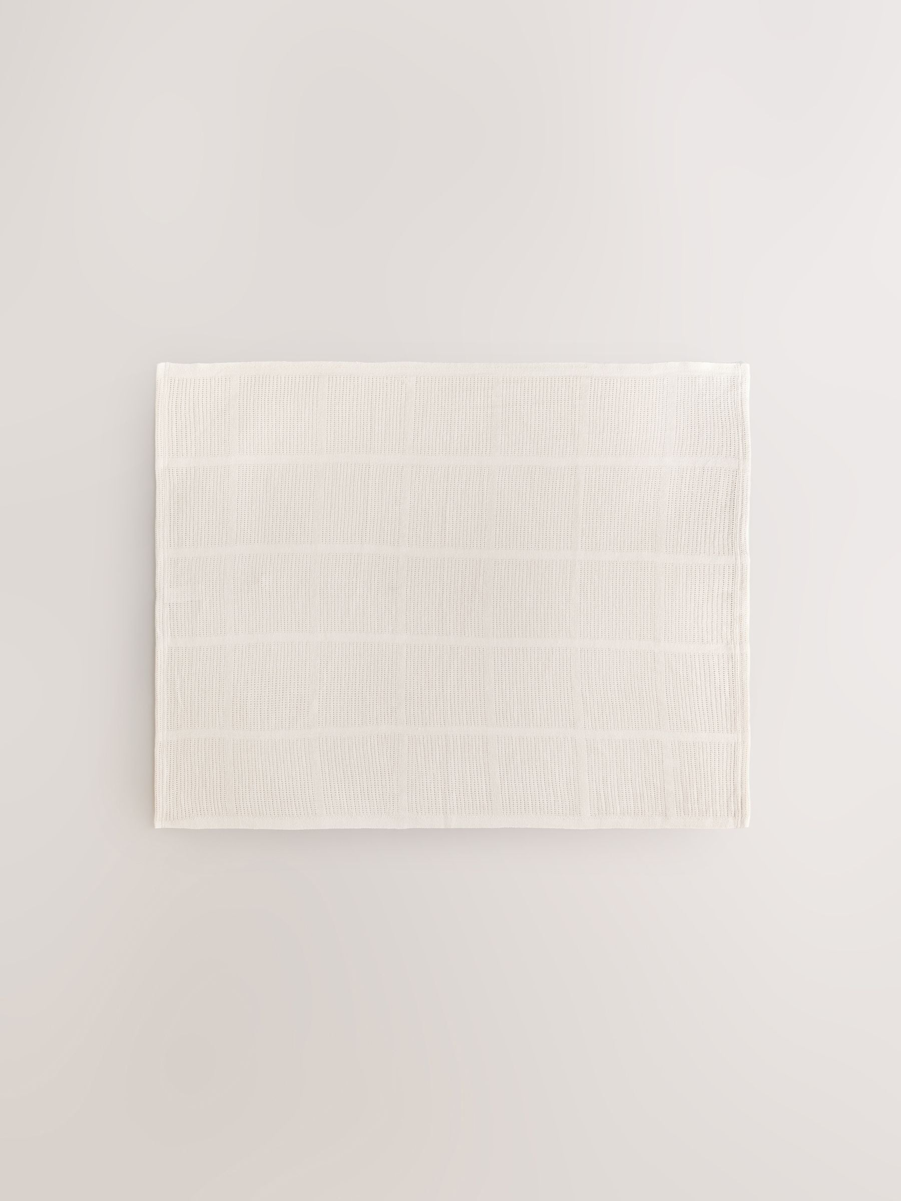 2 Pack Natural Cotton Baby Cellular Blankets - Size 75x95