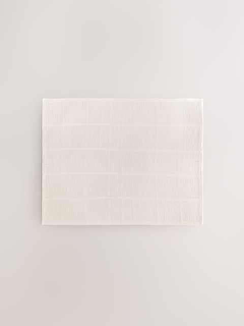 2 Pack Natural Cotton Baby Cellular Blankets - Size 75x95