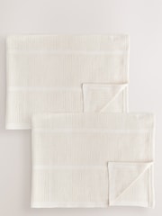 2 Pack Natural Cotton Baby Cellular Blankets - Size 75x95
