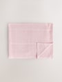 2 Pack Pink Cotton Baby Cellular Blankets - Size 75x95