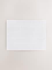 2 Pack White Cotton Baby Cellular Blankets - Size 75x95