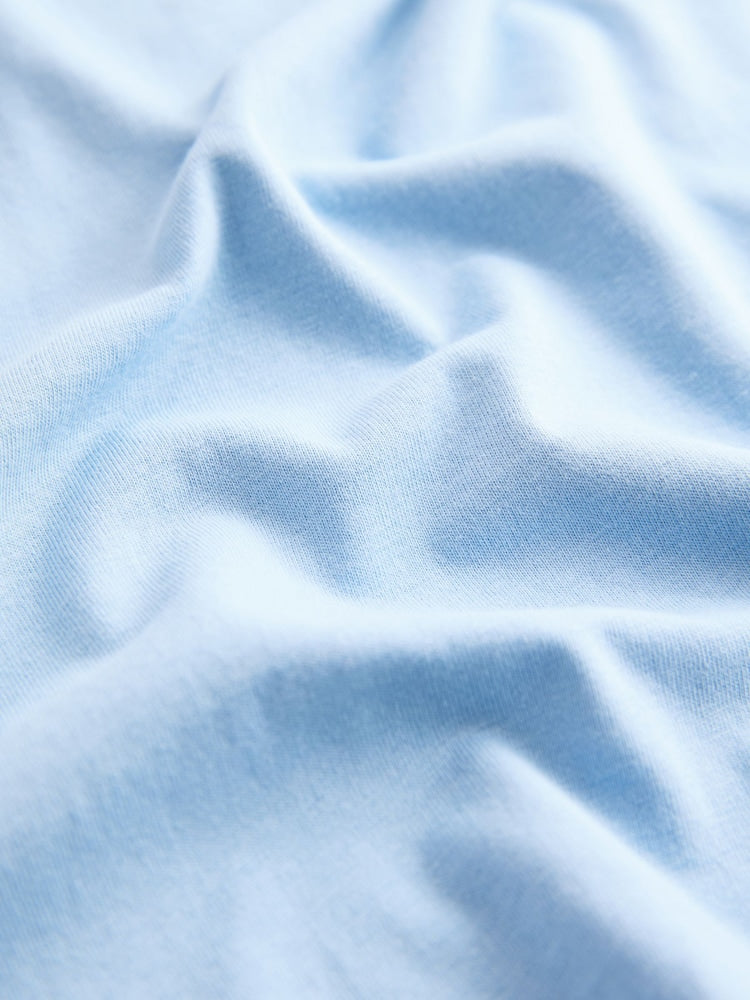 Blue Short Sleeve Plain T-Shirt (3mths-7yrs)