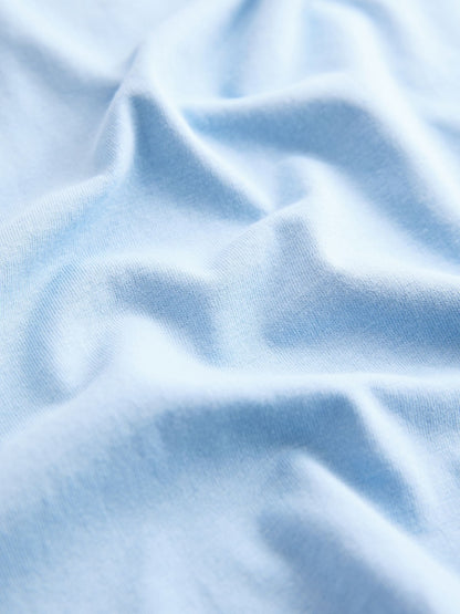 Blue Short Sleeve Plain T-Shirt (3mths-7yrs)
