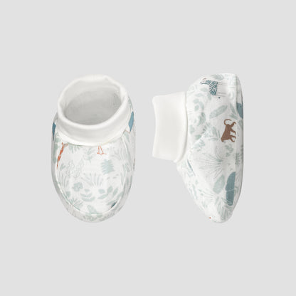 Pack of 2 Juniors Booties with Safari Print