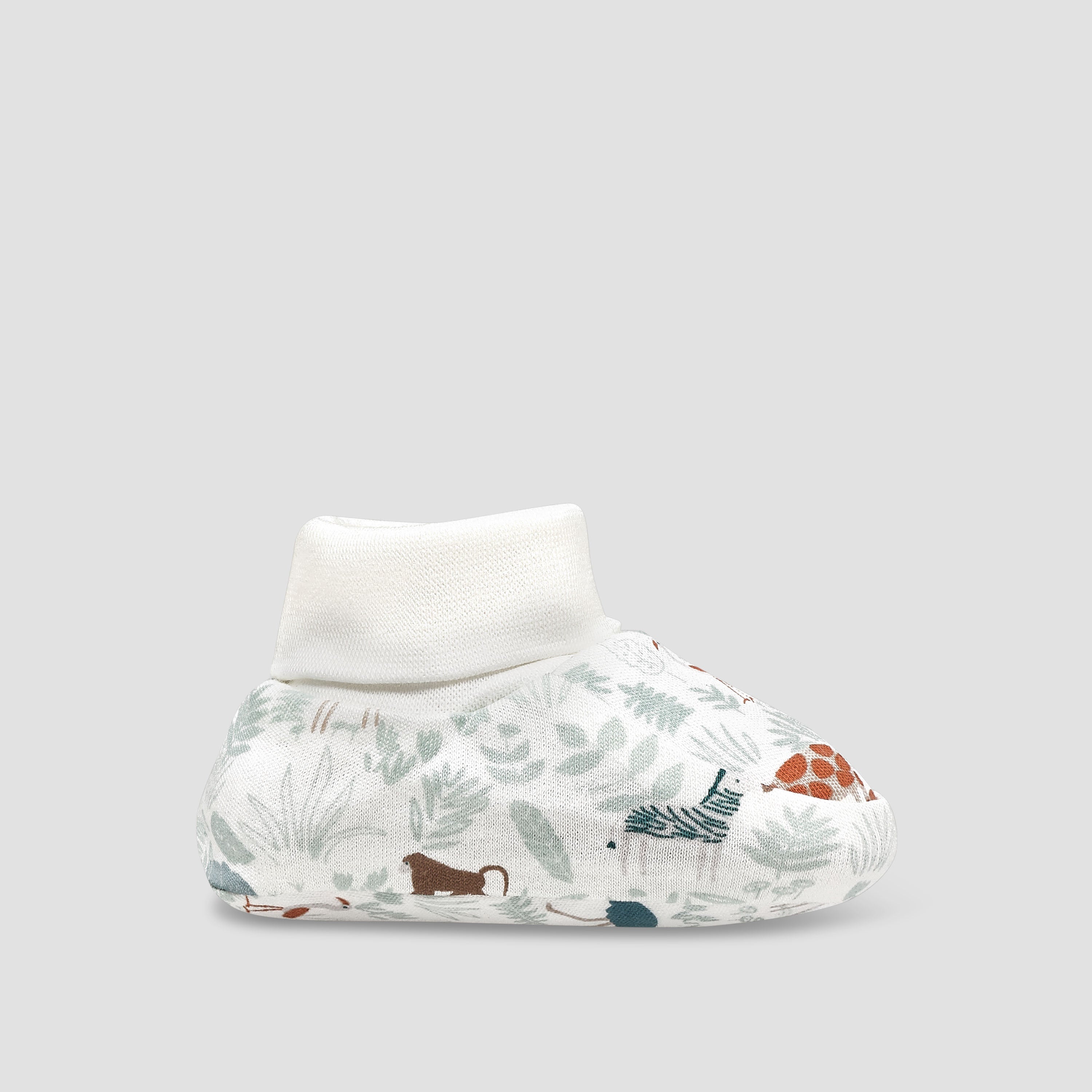 Pack of 2 Juniors Booties with Safari Print