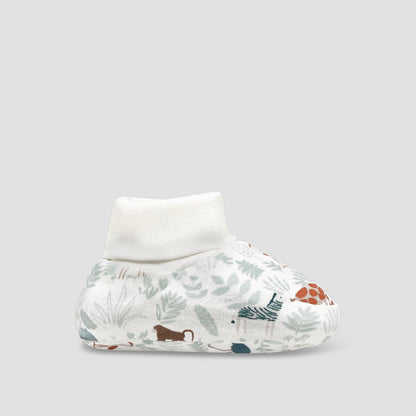 Pack of 2 Juniors Booties with Safari Print