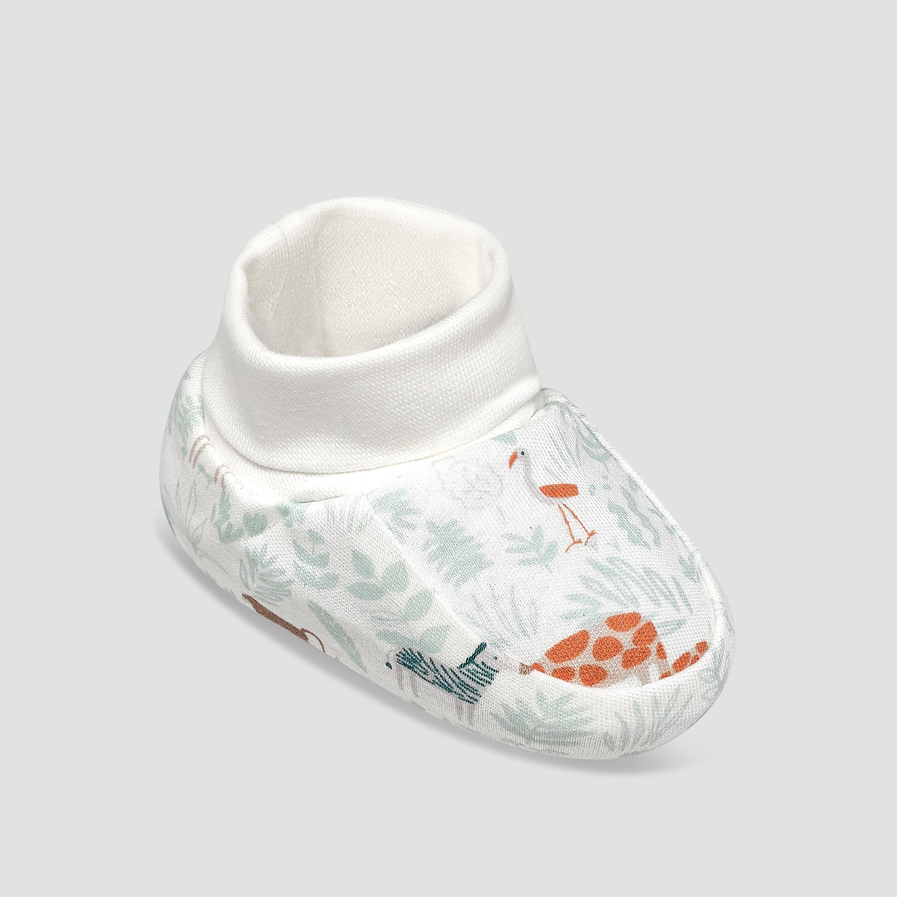 Pack of 2 Juniors Booties with Safari Print