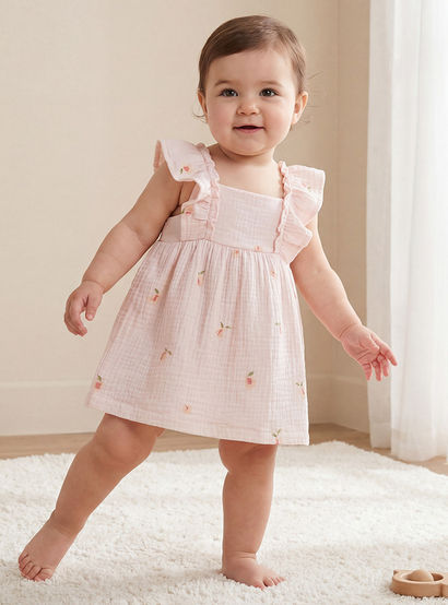Juniors Square Neck Sleeveless Dress with Bloomers-baby-girls-clothing-dressesandjumpsuits-image-1