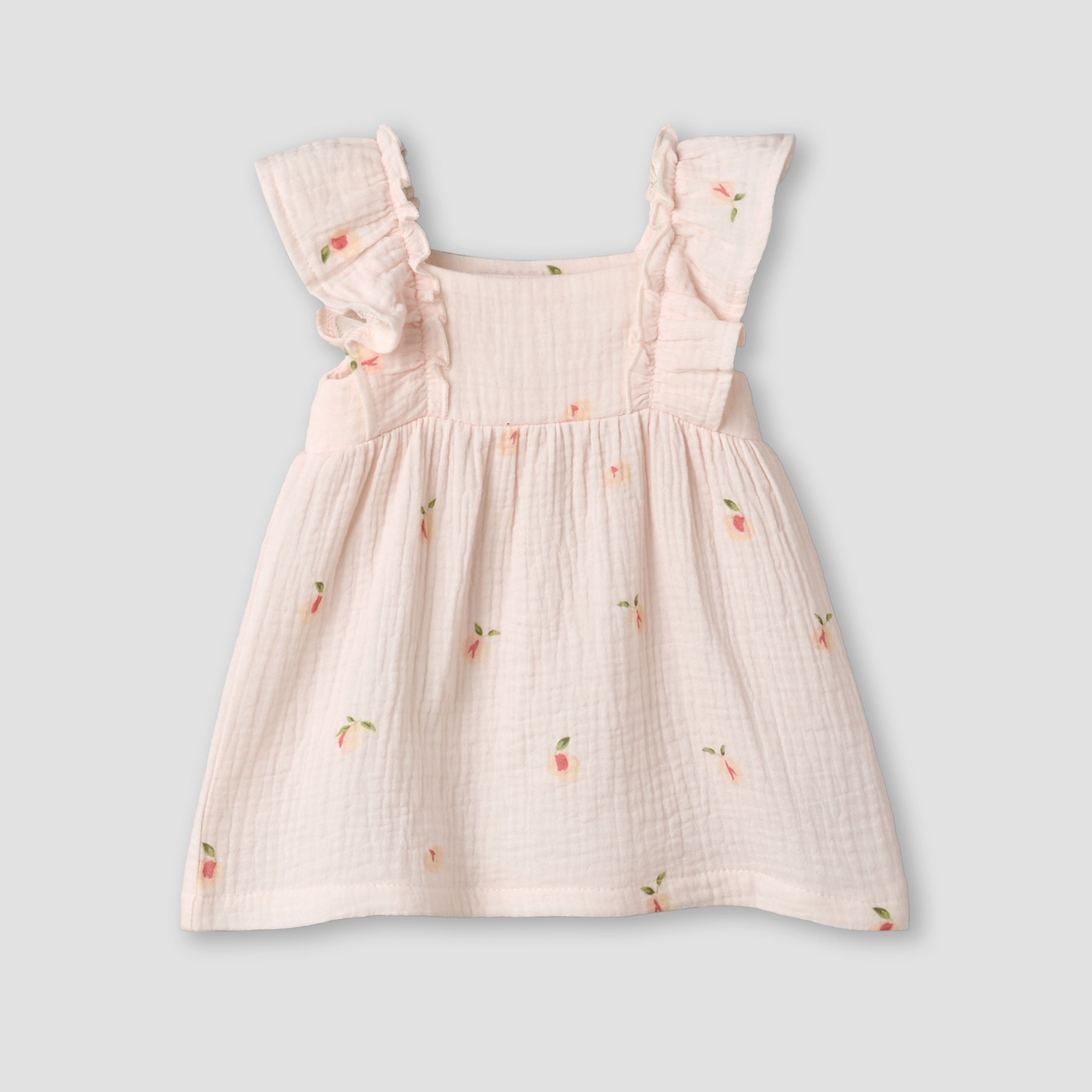 Juniors Square Neck Sleeveless Dress with Bloomers