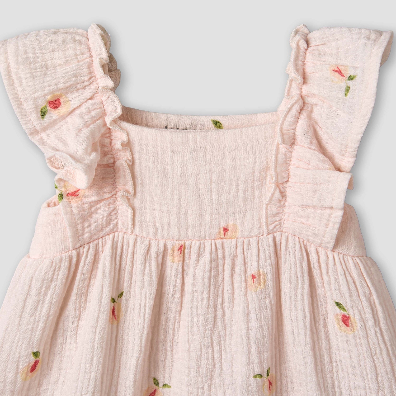 Juniors Square Neck Sleeveless Dress with Bloomers