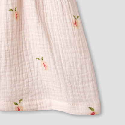 Juniors Square Neck Sleeveless Dress with Bloomers