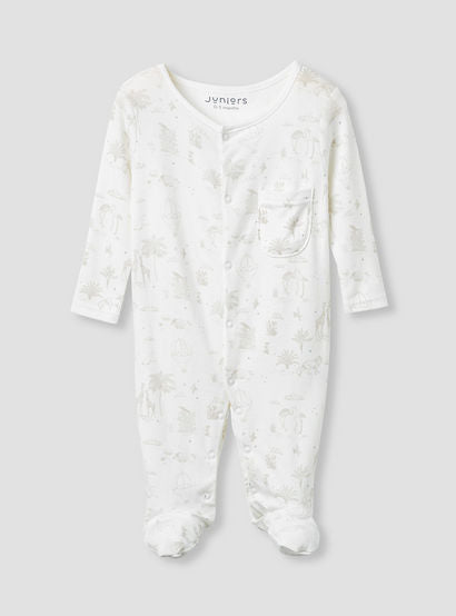 Juniors Printed Sleepsuit with Long Sleeves-baby-boys-clothing-nightwear-sleepsuits-image-3