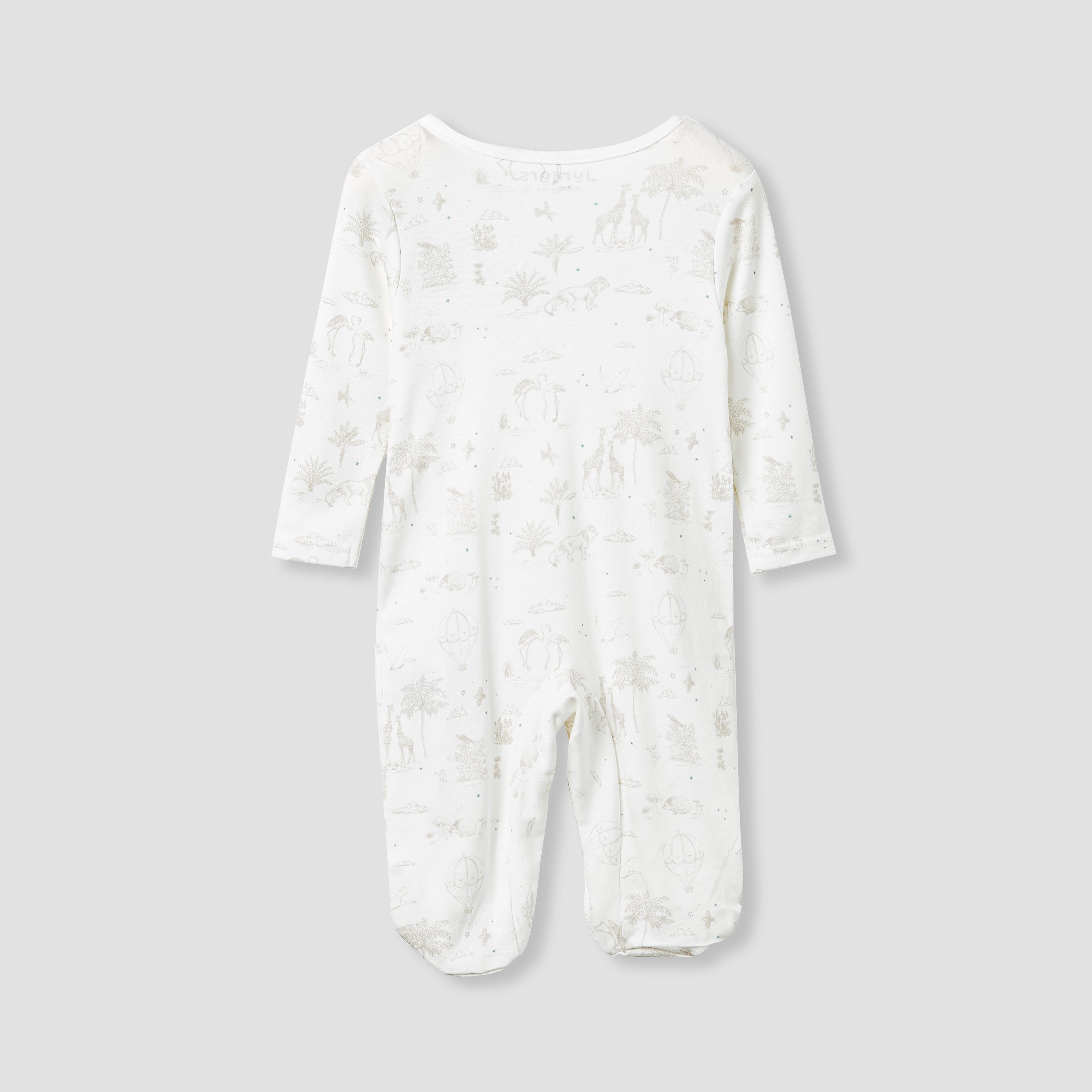 Juniors Printed Sleepsuit with Long Sleeves