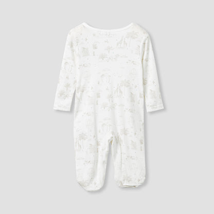 Juniors Printed Sleepsuit with Long Sleeves