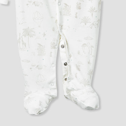 Juniors Printed Sleepsuit with Long Sleeves