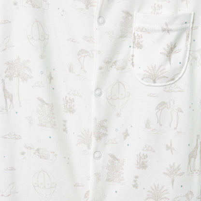 Juniors Printed Sleepsuit with Long Sleeves