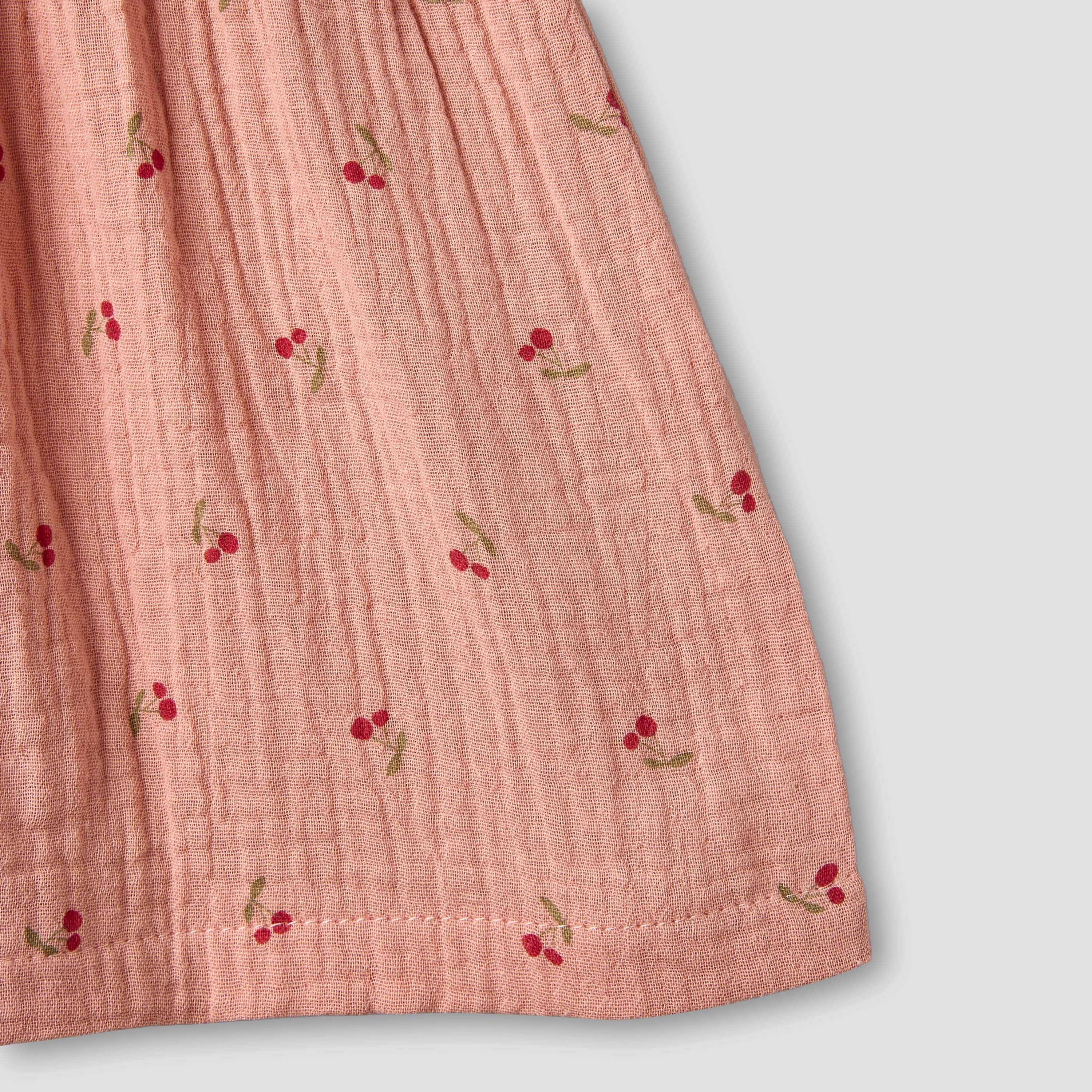 Juniors Square Neck Sleeveless Dress with Bloomers