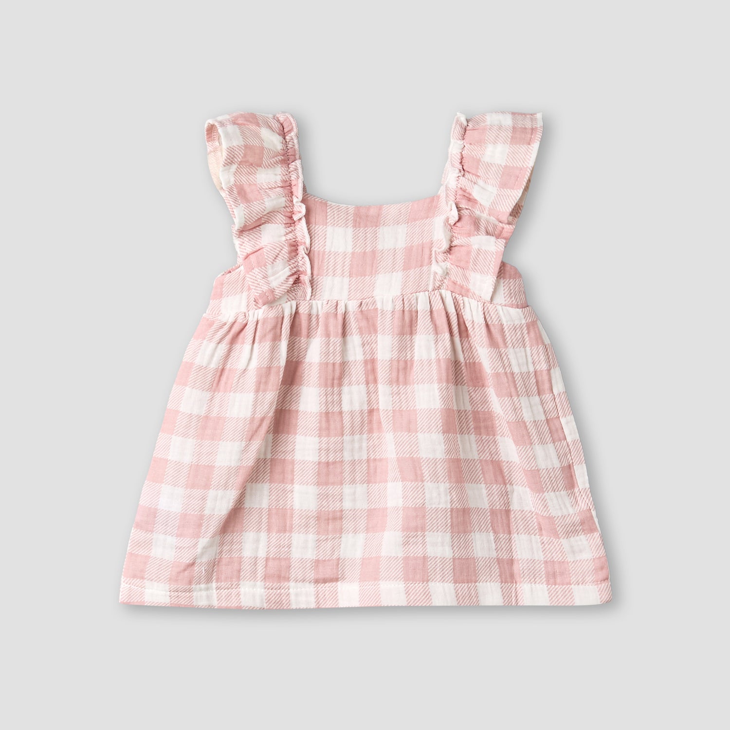 Juniors Square Neck Sleeveless Dress with Bloomers