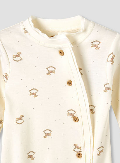 Giggles Cotton Round Neck Long Sleeves Sleepsuit with Rocking Horse Print-baby-boys-clothing-nightwear-sleepsuits-image-3