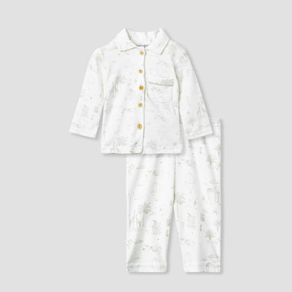 Juniors Printed Shirt and Pyjama Set