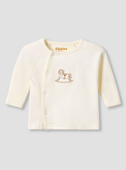 Giggles Cotton Round Neck Long Sleeves Pyjama Set with Rocking Horse Embroidery-baby-boys-clothing-nightwear-pyjamasets-image-2