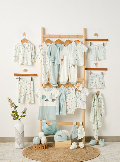 Juniors Round Neck Sleeveless Bodysuit with Safari Print-baby-boys-clothing-bodysuits-image-6